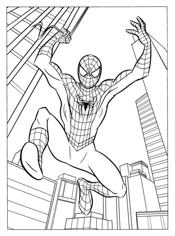 Desenhos para colorir de Homem-Aranha