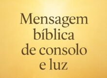 mensagem biblica de consolo e luz