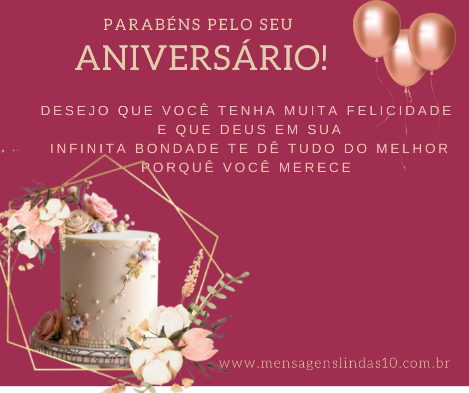 feliz aniversário